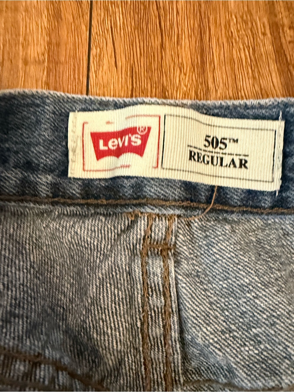 Levi's 505 Set of 2 Boys Blue Straight Slim Jeans Size 20 28x30 - Picture 8 of 13